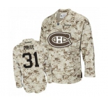 Reebok Montreal Canadiens #31 Carey Price Authentic Camouflage NHL Jersey