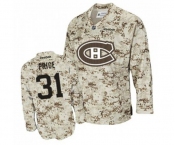 Reebok Montreal Canadiens #31 Carey Price Authentic Camouflage NHL Jersey