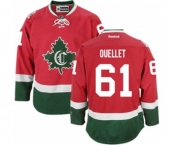 Reebok Montreal Canadiens #61 Xavier Ouellet Authentic Red New CD NHL Jersey