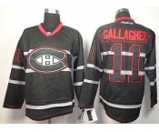 nhl jerseys montreal canadiens #11 gallagher black ice[gallagher]