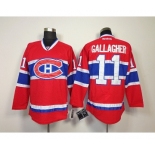 nhl jerseys montreal canadiens #11 gallagher red[gallagher]