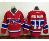 nhl jerseys montreal canadiens #11 gallagher red[gallagher][patch A]
