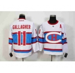 nhl jerseys montreal canadiens #11 gallagher white[2016 winter classic][gallagher][patch A]