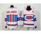 nhl jerseys montreal canadiens #11 gallagher white[2016 winter classic][gallagher][patch A]