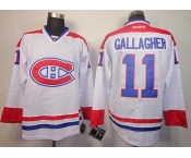 nhl jerseys montreal canadiens #11 gallagher white[gallagher]