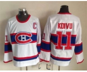 nhl jerseys montreal canadiens #11 koivu white[m&n][patch C]
