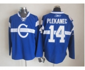 nhl jerseys montreal canadiens #14 plekanec blue