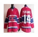 nhl jerseys montreal canadiens #14 plekanec red[CA]