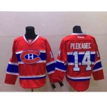 nhl jerseys montreal canadiens #14 plekanec red