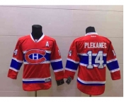 nhl jerseys montreal canadiens #14 plekanec red[patch A]