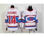 nhl jerseys montreal canadiens #14 plekanec white[2016 winter classic]
