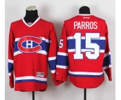 nhl jerseys montreal canadiens #15 parros red