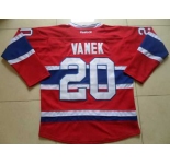 nhl jerseys montreal canadiens #20 vanek red