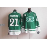 nhl jerseys montreal canadiens #21 gionta green