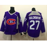 nhl jerseys montreal canadiens #27 galchenyuk purple