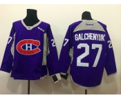 nhl jerseys montreal canadiens #27 galchenyuk purple