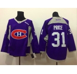 nhl jerseys montreal canadiens #31 Carey Price purple