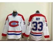 nhl jerseys montreal canadiens #33 roy white