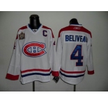 nhl jerseys montreal canadiens #4 beliveau white ccm[2011 winter classic]
