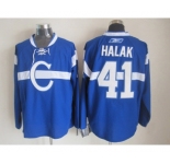 nhl jerseys montreal canadiens #41 halak blue