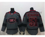 nhl jerseys montreal canadiens #51 desharnais grey