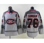 nhl jerseys montreal canadiens #76 subban grey