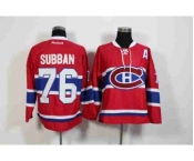 nhl jerseys montreal canadiens #76 subban red[patch A][2015 new]