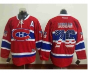 nhl jerseys montreal canadiens #76 subban red[patch A][national flag version]