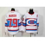 nhl jerseys montreal canadiens #79 markov white[2016 winter classic][patch A]