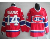 nhl montréal canadiens #14 plekanec red ch