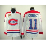nhl montreal canadiens #11 gomez white(winter classic)