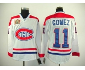 nhl montreal canadiens #11 gomez white(winter classic)