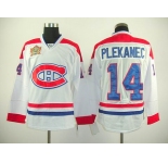 nhl montreal canadiens #14 plekanec white(winter classic)