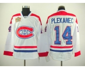nhl montreal canadiens #14 plekanec white(winter classic)