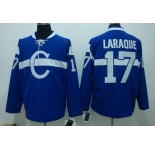 nhl montreal canadiens #17 laraque blue