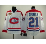 nhl montreal canadiens #21 gionta white(winter classic)
