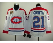 nhl montreal canadiens #21 gionta white(winter classic)