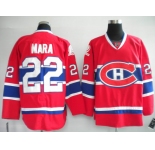 nhl montreal canadiens #22 mara red ch