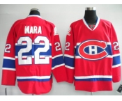 nhl montreal canadiens #22 mara red ch
