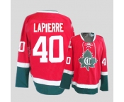 nhl montreal canadiens #40 lapierre redgreen cd