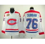 nhl montreal canadiens #76 subban white(winter classic)