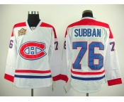 nhl montreal canadiens #76 subban white(winter classic)