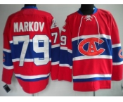 nhl montreal canadiens #79 markov red ca