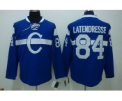 nhl montreal canadiens #84 lateneresse blue