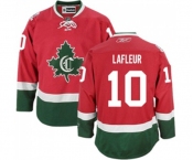 Women Reebok Montreal Canadiens #10 Guy Lafleur Authentic Red New CD NHL Jersey