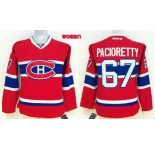 women nhl jerseys montreal canadiens #67 pacioretty red