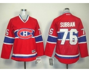women nhl jerseys montreal canadiens #76 subban red