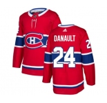Youth Adidas Montreal Canadiens #24 Phillip Danault Premier Red Home NHL Jersey