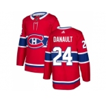 Youth Adidas Montreal Canadiens #24 Phillip Danault Red Home Authentic Stitched NHL Jersey