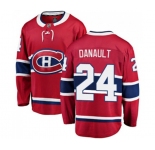 Youth Montreal Canadiens #24 Phillip Danault Authentic Red Home Fanatics Branded Breakaway NHL Jersey